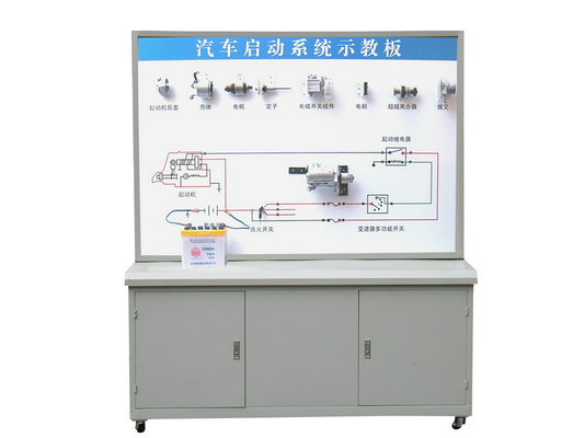 汽車(chē)起動(dòng)系統(tǒng)示教板、汽車(chē)起動(dòng)系統(tǒng)實(shí)訓(xùn)臺(tái)