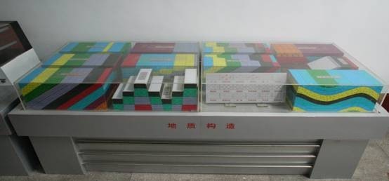 各種地質(zhì)構(gòu)造立體模型及巖石標本.巖層